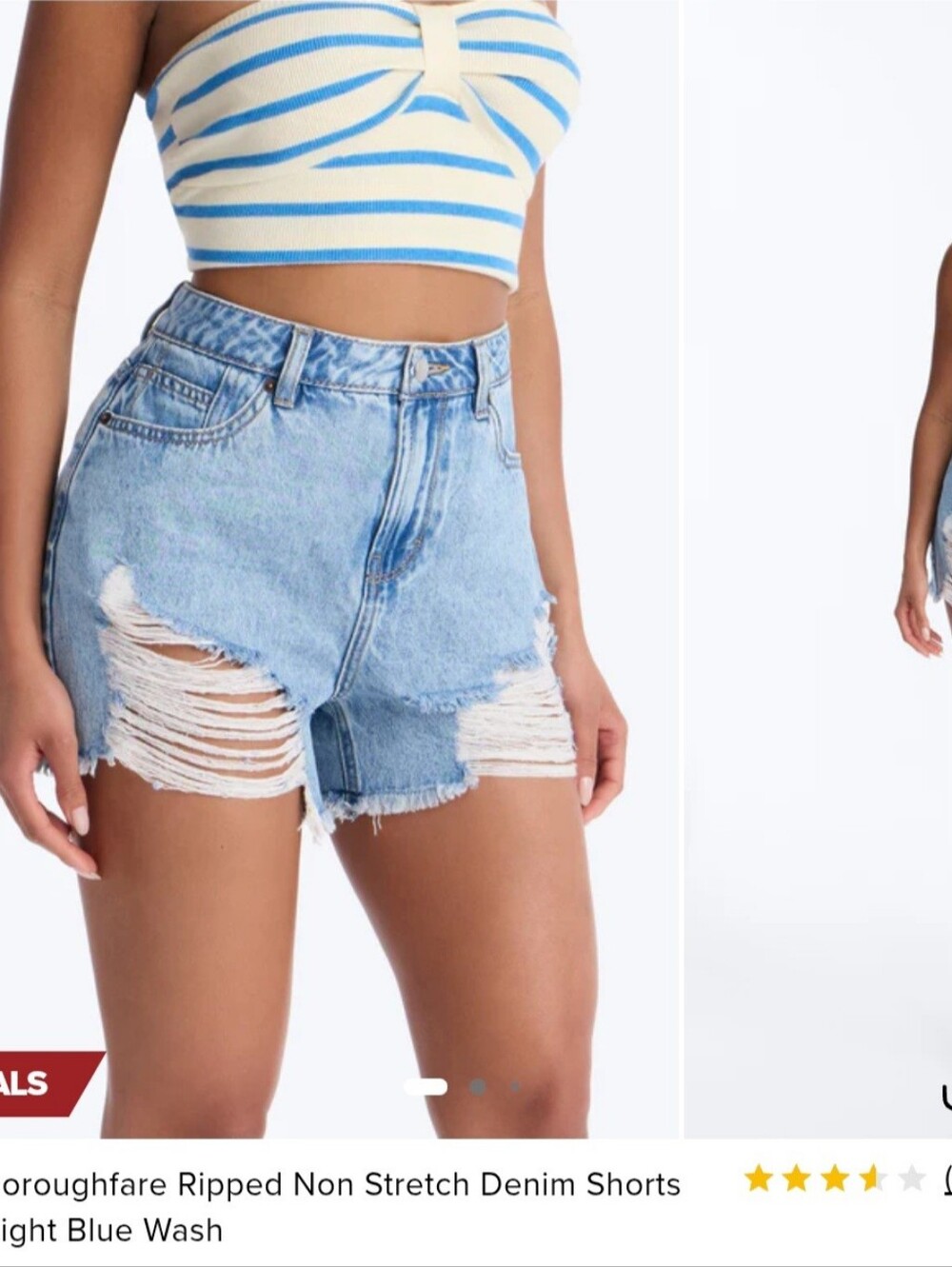 Denim Shorts Size 9